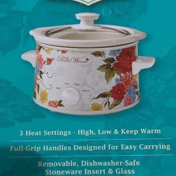 Pioneer women slow cooker 1.5q